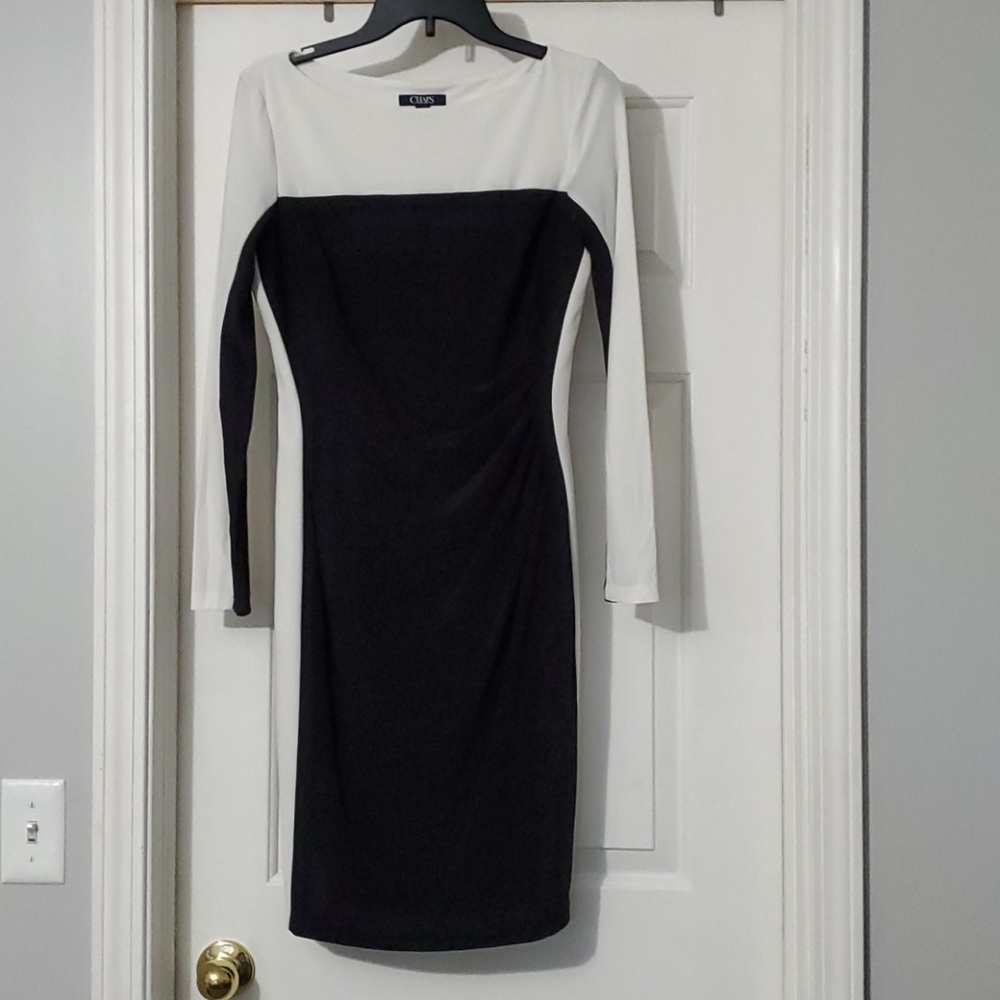 Black and white Chaps dress